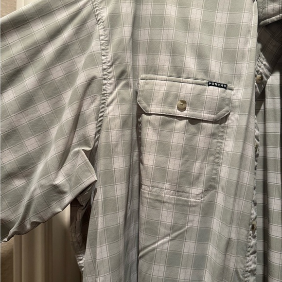 Poncho Plaid Button-Up Shirt - Picture 4 of 4